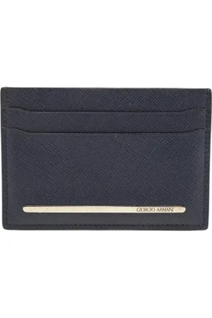 Emporio Armani Dames, Pre-owned, Blauw, Maat: ONE Size Leer