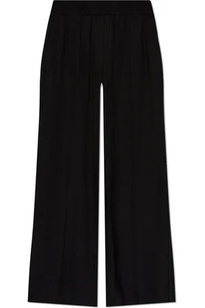 Victoria Beckham Dames, Broeken, Zwart, Maat: L Viscose