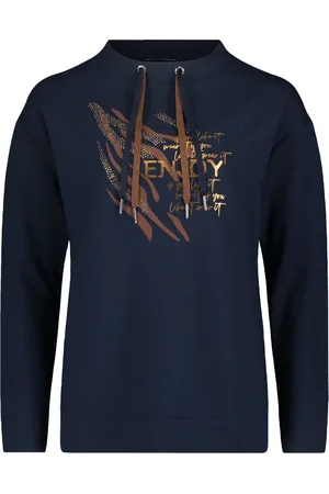 Betty Barclay Dames, Sweatshirts & Hoodies, Blauw, Maat: M