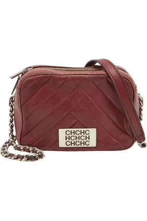 Carolina Herrera Dames, Pre-owned, Rood, Maat: ONE Size Leer