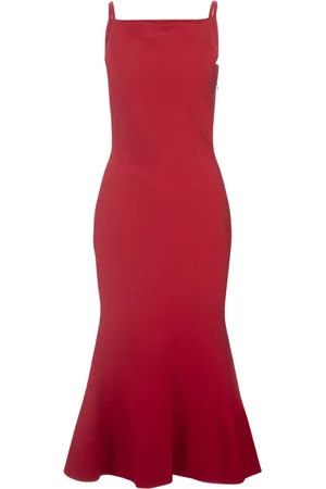 Alexander McQueen Dames, Jurken, Rood, Maat: M Viscose