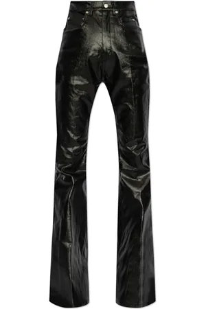 Rick Owens Dames, Broeken, Zwart, Maat: W28 Katoen
