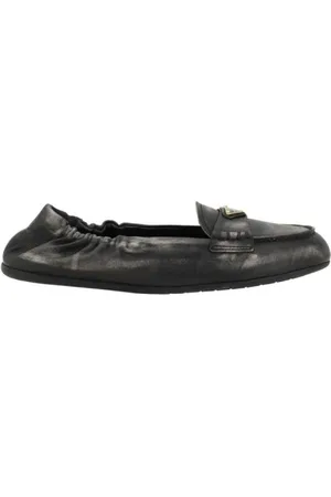 Prada Dames, Schoenen, Bruin, Maat: 37 1/2 EU Leer