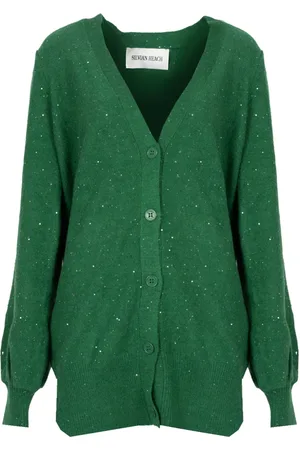 Silvian Heach Dames, Truien, Groen, Maat: S Wol