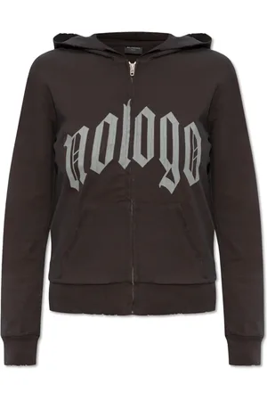 Balenciaga Dames, Sweatshirts & Hoodies, Zwart, Maat: L Katoen