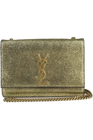 Saint Laurent Dames, Pre-owned, Geel, Maat: ONE Size Leer