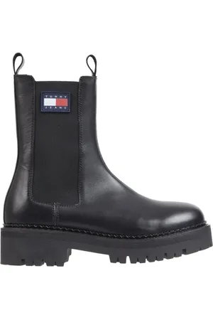 Tommy Hilfiger Dames, Schoenen, Zwart, Maat: 37 EU Leer
