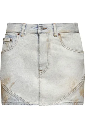 Maison Margiela Dames, Rokken, Blauw, Maat: XS Denim