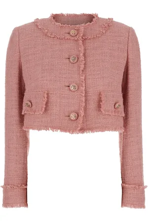 Dolce & Gabbana Dames, Jassen, Roze, Maat: M Katoen