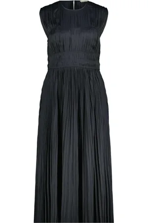 ULLA JOHNSON Dames, Jurken, Zwart, Maat: S Leer