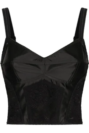 Dolce & Gabbana Dames, Tops, Zwart, Maat: L Polyamide