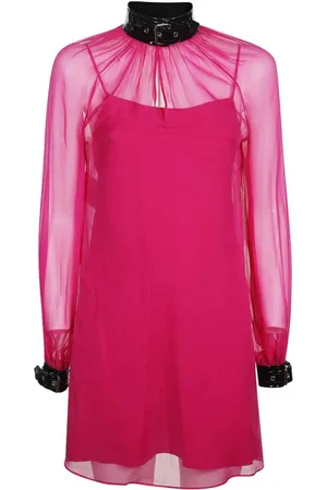 Moschino Dames, Jurken, Roze, Maat: 2XS Zijde