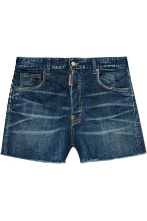 Dsquared2 Dames, Korte broeken, Blauw, Maat: 3XS Denim