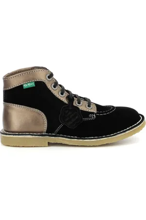 Kickers Dames, Schoenen, Zwart, Maat: 36 EU Leer