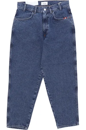 AMISH Heren, Jeans, Blauw, Maat: W28 Katoen