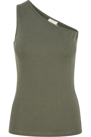 Kaffe Dames, Tops, Groen, Maat: 2XL