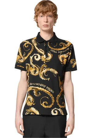 VERSACE Heren, Tops, Veelkleurig, Maat: M Katoen