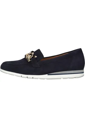 Gabor Dames, Schoenen, Blauw, Maat: 40 EU Suède
