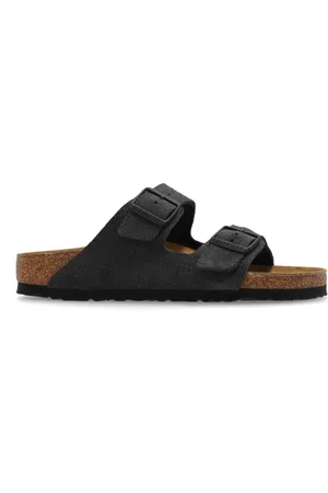 Birkenstock Dames, Schoenen, Grijs, Maat: 39 EU Leer