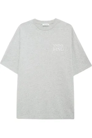ANINE BING Heren, Tops, Grijs, Maat: XS