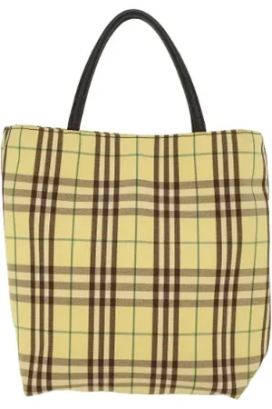 Burberry Dames, Pre-owned, Geel, Maat: ONE Size Nylon