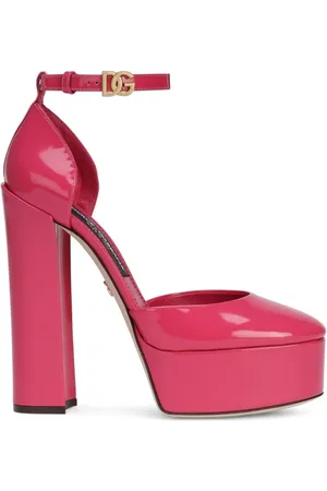Dolce & Gabbana Dames, Schoenen, Roze, Maat: 39 EU Leer