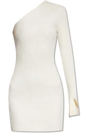 AERON Dames, Jurken, Wit, Maat: L Viscose
