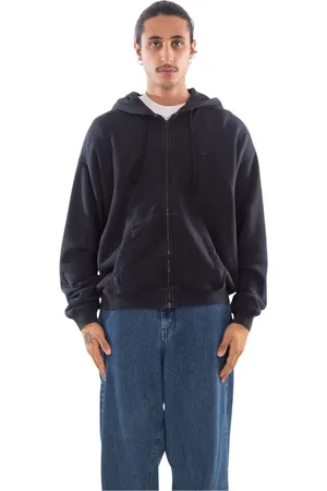 Lacoste Heren, Sweatshirts & Hoodies, Zwart, Maat: M Fleece