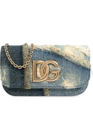 Dolce & Gabbana Dames, Tassen, Blauw, Maat: ONE Size Denim