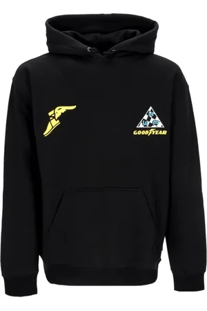 Huf Heren, Sweatshirts & Hoodies, Zwart, Maat: XL Katoen