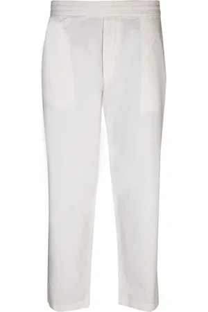 OFFICINE GENERALE Heren, Broeken, Wit, Maat: 2XL Katoen