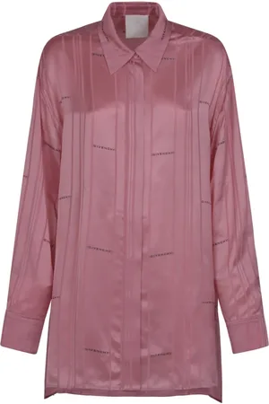 Givenchy Dames, Blouses & Shirts, Roze, Maat: 2XS Satijn
