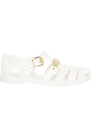 Moschino Dames, Schoenen, Wit, Maat: 35 EU
