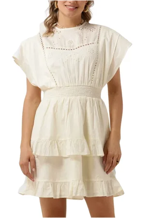 Scotch&Soda Dames, Jurken, Wit, Maat: M Katoen