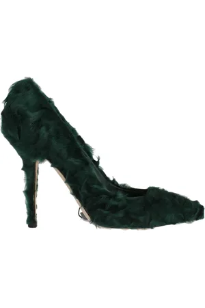 Dolce & Gabbana Dames, Schoenen, Groen, Maat: 40 EU Leer