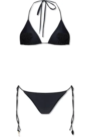 The Mannei Dames, Badkleding, Zwart, Maat: L Tweed