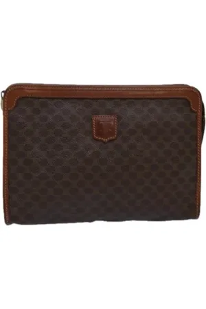Céline Dames, Pre-owned, Bruin, Maat: ONE Size Leer