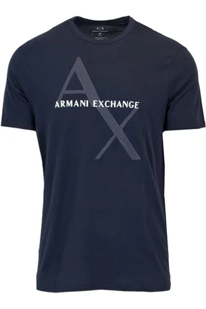 Armani Exchange Heren, Tops, Blauw, Maat: XL Katoen