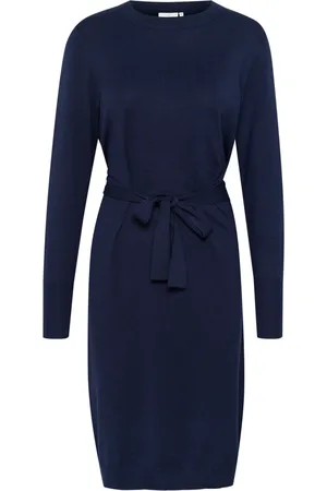 Kaffe Dames, Jurken, Blauw, Maat: S