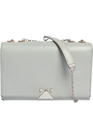Emporio Armani Dames, Pre-owned, Grijs, Maat: ONE Size Leer