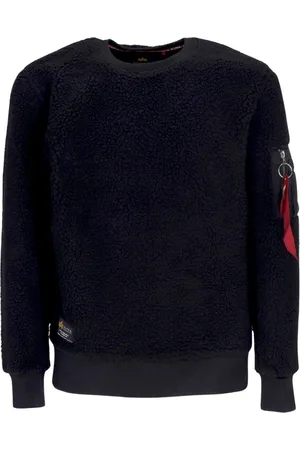 Alpha Industries Heren, Sweatshirts & Hoodies, Zwart, Maat: XL