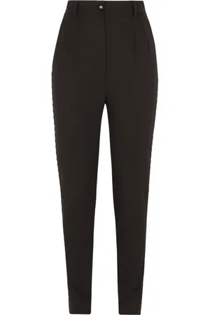 Dolce & Gabbana Dames, Broeken, Zwart, Maat: XS Zijde