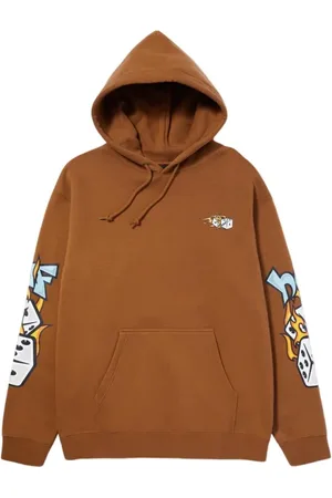 Huf Heren, Sweatshirts & Hoodies, Bruin, Maat: L Katoen