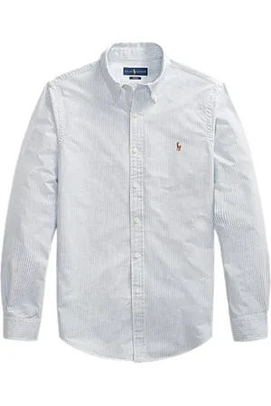 Ralph Lauren Heren, Overhemden, Wit, Maat: L Katoen