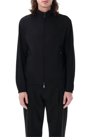 Emporio Armani Heren, Sweatshirts & Hoodies, Zwart, Maat: M Polyamide