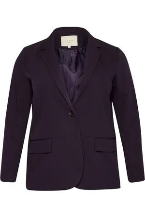 Kaffe Dames, Jassen, Paars, Maat: XL Leer