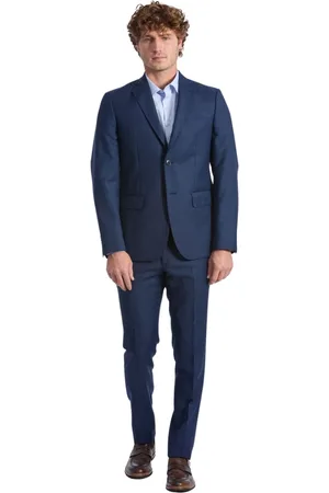 BALDININI Heren, Pakken, Blauw, Maat: M Leer