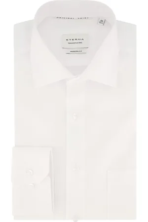 ETERNA Heren, Overhemden, Wit, Maat: 4XL Katoen
