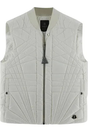 Moncler Heren, Jassen, Wit, Maat: L Poliester