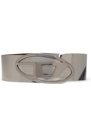 Diesel Dames, Accessoires, Grijs, Maat: 75 CM Leer